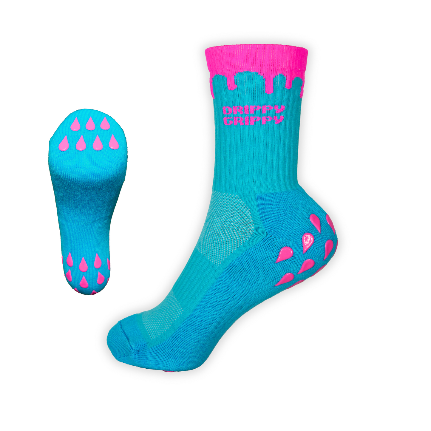 Drippy Grippy Running Grip Socks