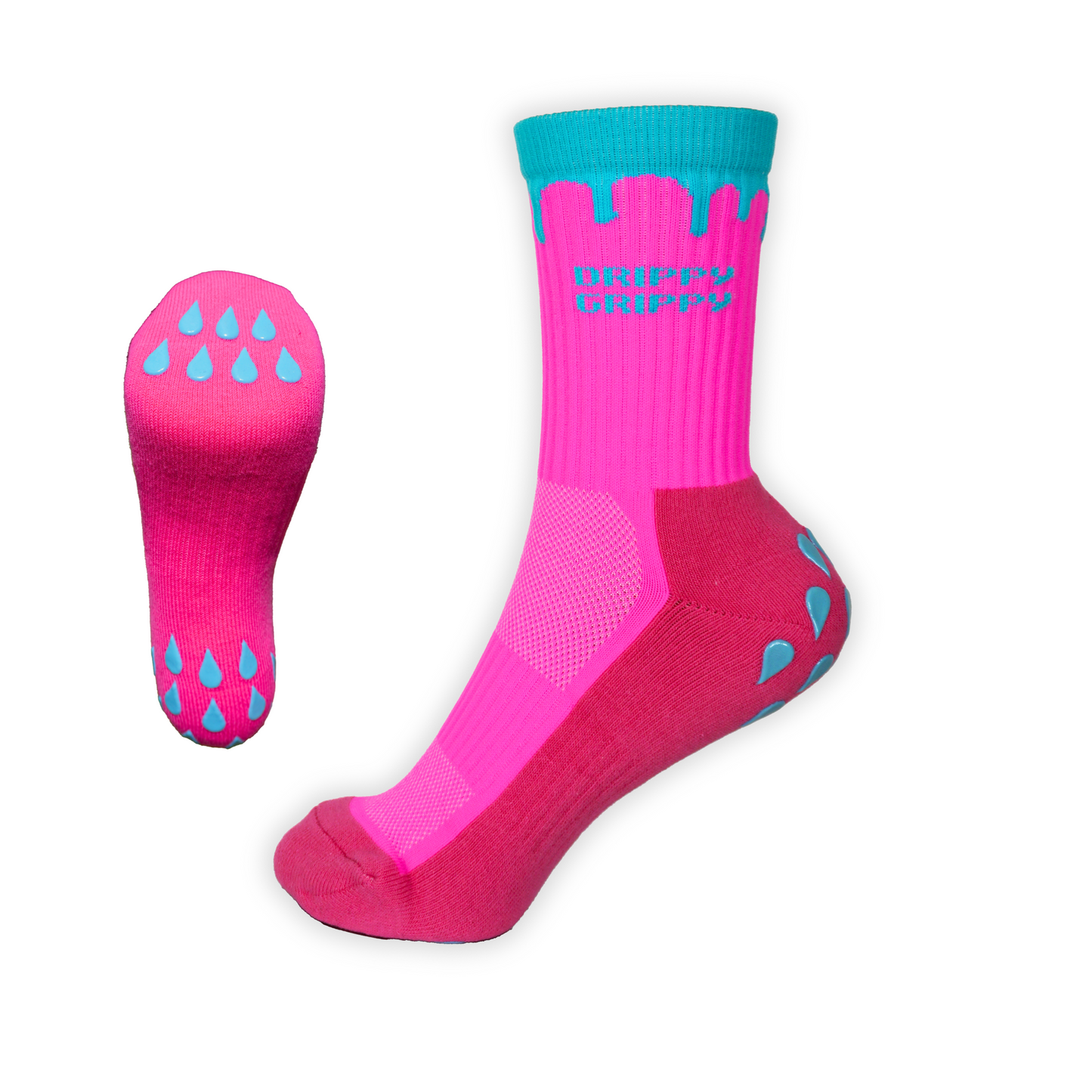 Drippy Grippy Running Grip Socks