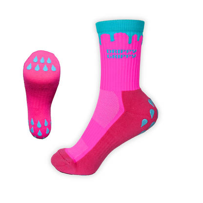 Drippy Grippy Running Grip Socks
